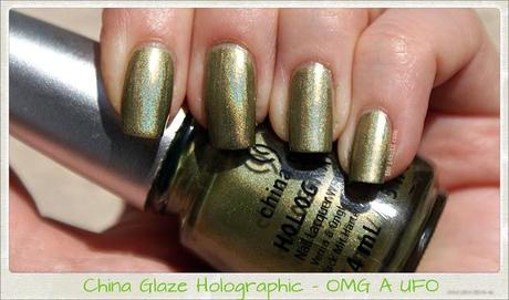 [HOLOTHON] #2 China Glaze Holographic OMG A UFO