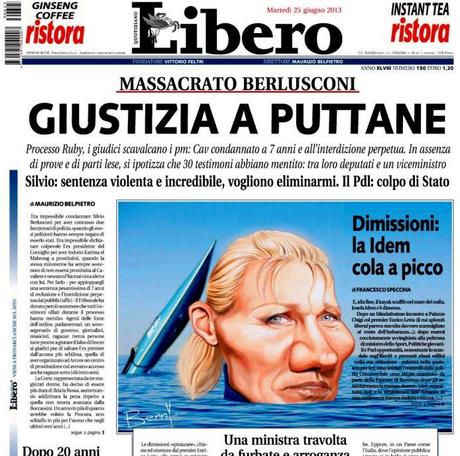 Libero e Il Giornale tolti dalla rassegna stampa sono al pari del TG4 di Emilio Fede