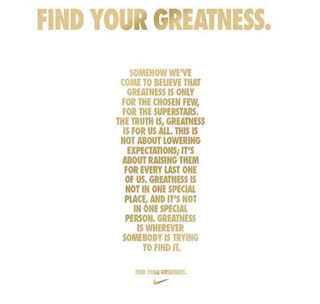 Nike: Find Your Greatness