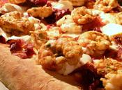 Pizza chermoula gamberi peperoni cruschi