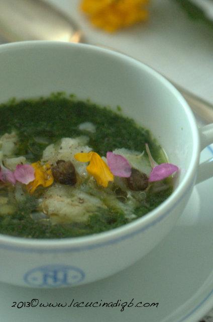 Insalata liquida di gentile al lime con baccalà e capperi fritti e un giro per gli orti veneziani