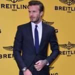 John Travolta e David Beckham a lancio store Breitling di Londra