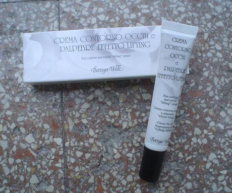 Review: Bottega Verde Crema contorno occhi e palpebre effetto lifting