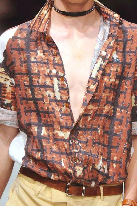 STAMPE E PATTERNS DALLE SFILATE DI MILANO MODA UOMO S/S 2014 / 1