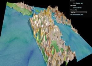 Twitter Andes: arrivano le mappe 3D dei tweet geolocalizzati!