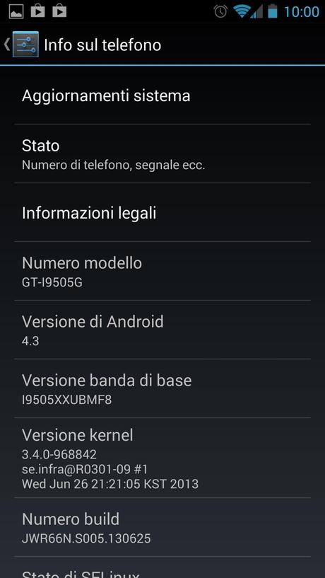 Galaxy S4: disponibile la ROM con Android 4.3 Google Edition