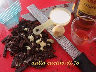 Mousse di cioccolato allo zenzero