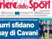 Rassegna Stampa Corriere dello Sport: l’Italia sfida l’Uruguay Cavani