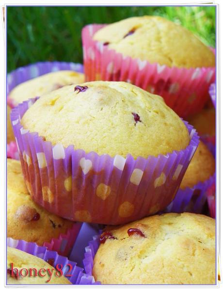 MUFFIN DI RICOTTA CON GOCCE AI FRUTTI DI BOSCO