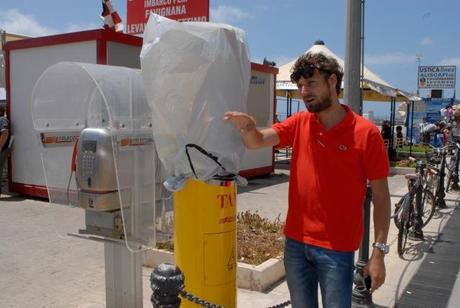 Trapani, nuova colonnina per la chiamata dei taxi al porto