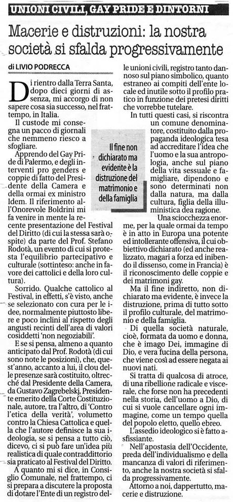 RASSEGNA STAMPA