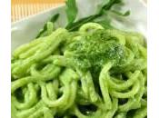 Ricette primi: tonnarelli pesto rucola