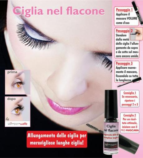 Ciglia nel flacone