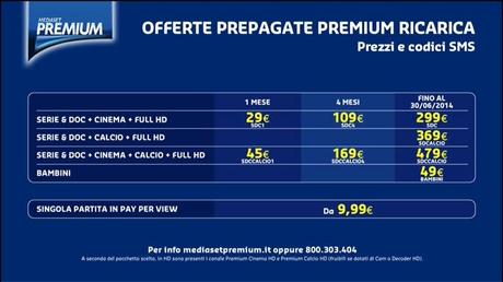 Mediaset con Vodafone lancia nel nuovo listino Premium Everywhere