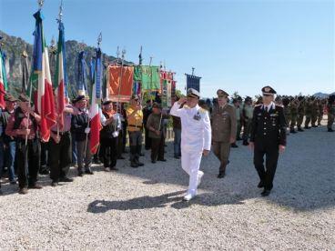 Pasubio/ Il Capo di  Stato Maggiore della Difesa rende onore ai Caduti della Prima Guerra Mondiale presso il Sacrario Militare sul Pasubio