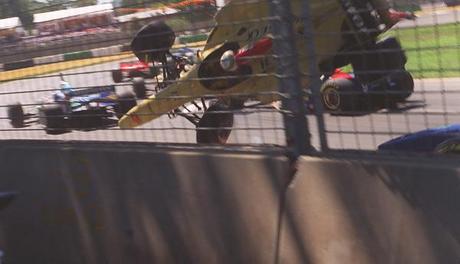 1996 Australian Grand Prix Martin Brundles Crash