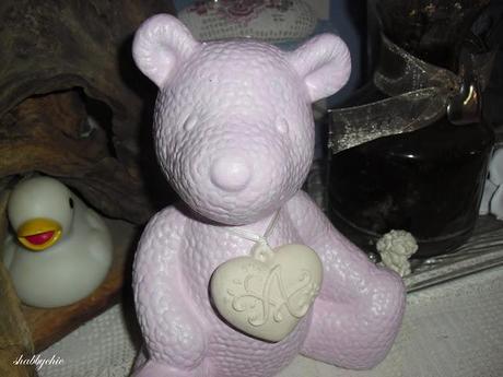 shabbychic, Teddy in rosa