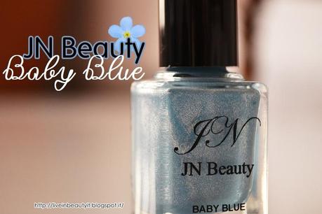 JN Beauty, Smalto Metallic Baby Blue - Review and swatches