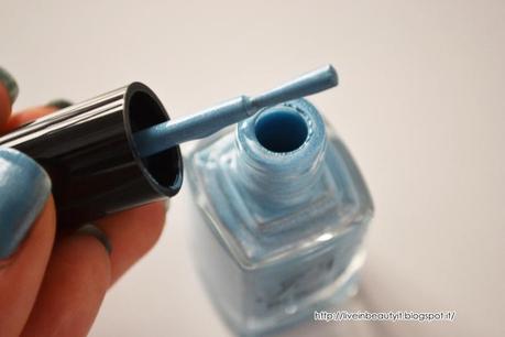 JN Beauty, Smalto Metallic Baby Blue - Review and swatches