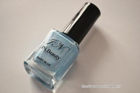 JN Beauty, Smalto Metallic Baby Blue - Review and swatches