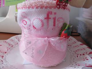 battesimo sofia solo bavaglini e asciugamano