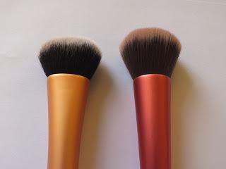 Real Techniques...Expert face brush e Setting brush!!! (più confronto con dupe made in china)!!! review...