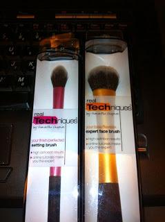 Real Techniques...Expert face brush e Setting brush!!! (più confronto con dupe made in china)!!! review...