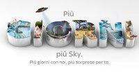 Sky proroga l'iniziativa fedeltà ''Più Giorni Sky'' fino al 29 Settembre 2013