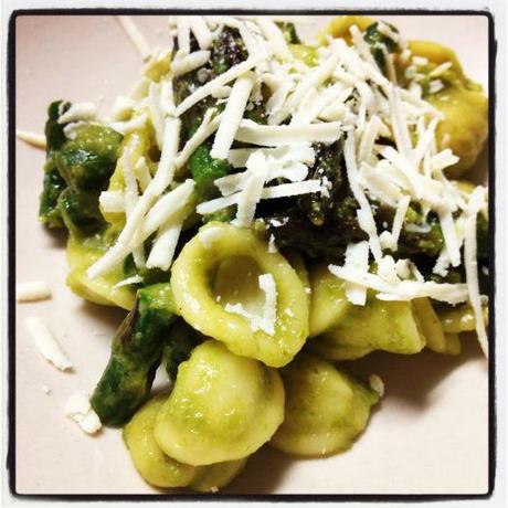 orecchiette asparagi ricotta