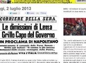 Beppe Grillo choc: “Napolitano sciolga Camere”