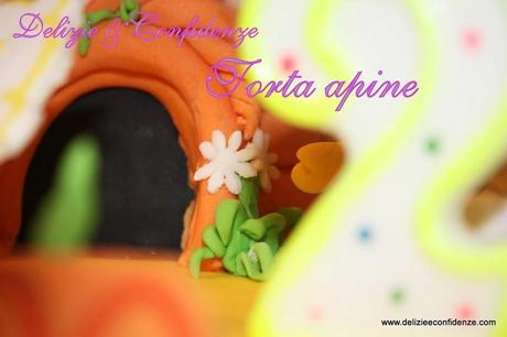 Torta apine per i 2 anni di topino !!