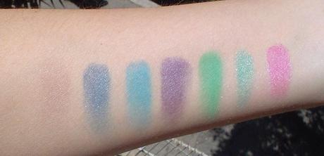 NYX Single Eyeshadow Swatches