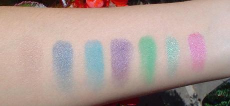 NYX Single Eyeshadow Swatches