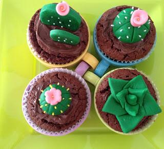 Cupcake piante grasse per ricominciare