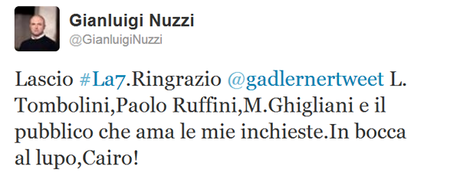 Tweet Gianluigi Nuzzi