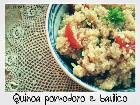 QUINOA POMODORO E BASILICO (Quinoa with tomato and basil)