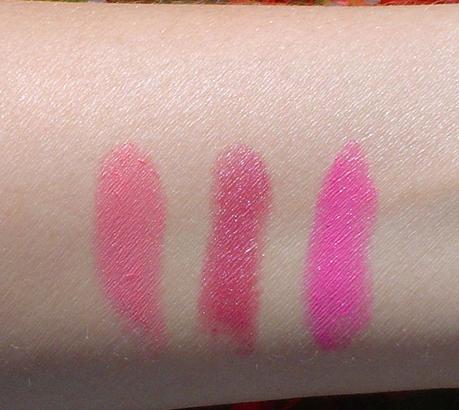 Review: VIVO Cosmetics Lipstick in Crushed Amethyst, Pink Pout e Matte Lipstick in Wow Pink