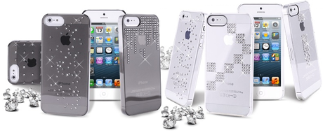 Custodie Puro per iPhone 5 in edizione speciale con cristalli SWAROVSKI