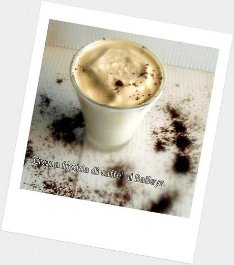 Crema fredda di caffè al Baileys e l'astrologia di Carlotta Pallotta