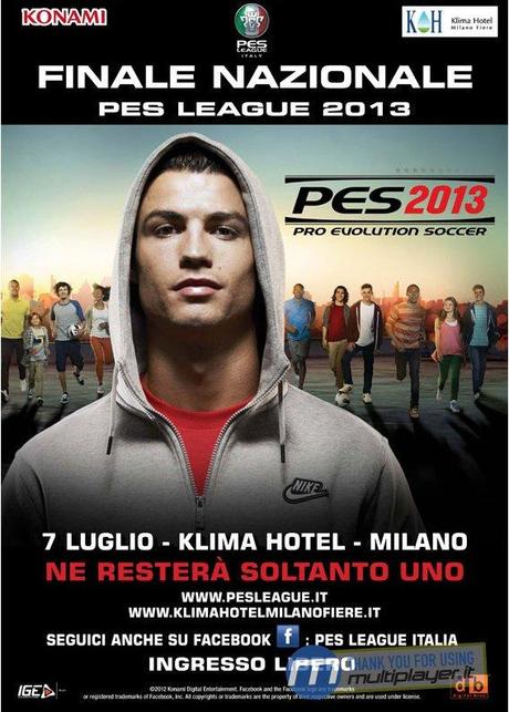 Finale nazionale aperta al pubblico per il torneo PES League 2013