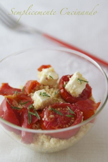 couscous e pomodori confit -Semplicemente Cucinando