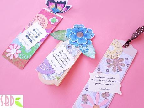 Scrapbooking Segnalibro: 3 tecniche - Bookmarks: 3 techniques Scrapbooking Segnalibro: 3 tecniche - Bookmarks: 3 techniques