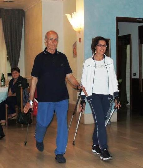 1 prove di camminata nordica