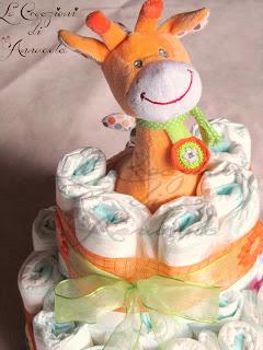 Diaper Cake Giraffina