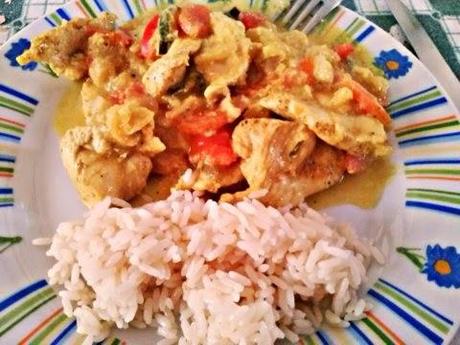 Curry chicken