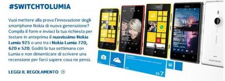 Se vuoi essere tester per il Lumia 925 prenotati su FB