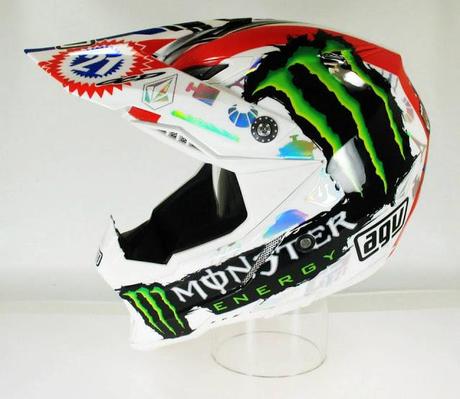Agv AX-8 Evo G.Paulin GP Francia 2013 by OP DESIGN MX painted by OCD