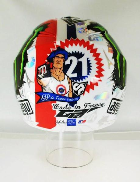 Agv AX-8 Evo G.Paulin GP Francia 2013 by OP DESIGN MX painted by OCD