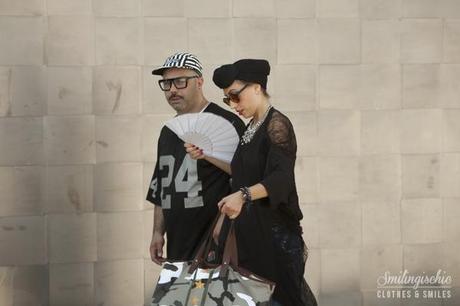 smilingischic, fashion blog, streestyle, couple, man and woman', loving in Pitti84