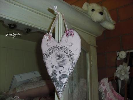 shabbychic e il cuore di legno